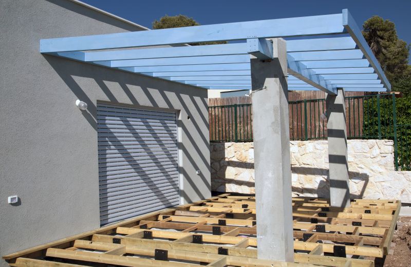 Roofed Pergola Installation