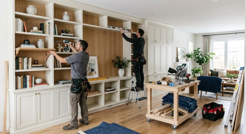 Built In Storage Installation in Fairfax, VA